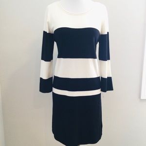 AB Studio Stripe Sweater Dress